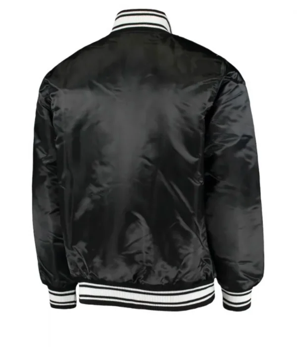 Locker Room New Orleans Saints Black Satin Jacket