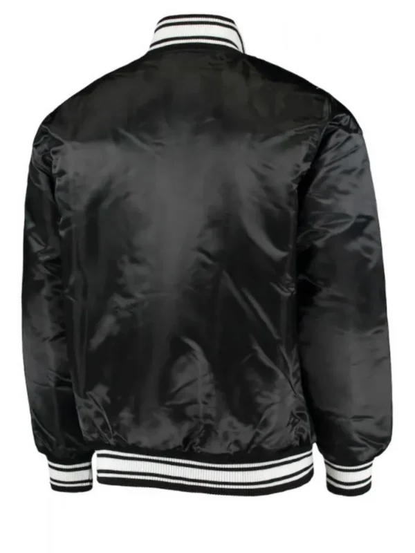 Locker Room New Orleans Saints Black Satin Jacket