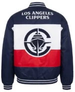 LA Clippers Twill Blue Bomber Jacket