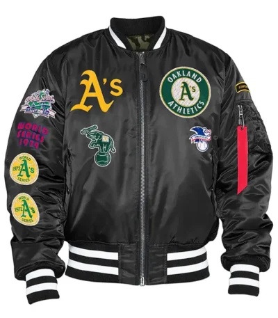 MA-1 Oakland Athletics Bomber Jacket