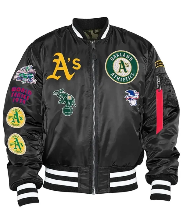 MA-1 Oakland Athletics Bomber Jacket