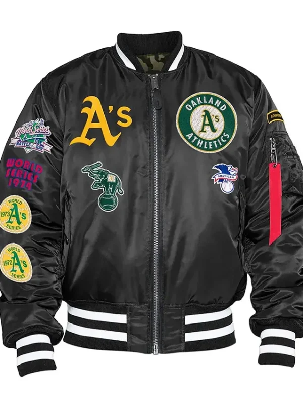 MA-1 Oakland Athletics Bomber Jacket