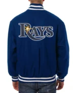 Tampa Bay Rays Full-Snap Wool Varsity Jacket