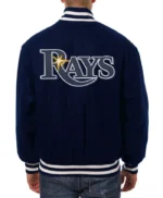 Tampa Bay Rays Full-Snap Wool Varsity Jacket