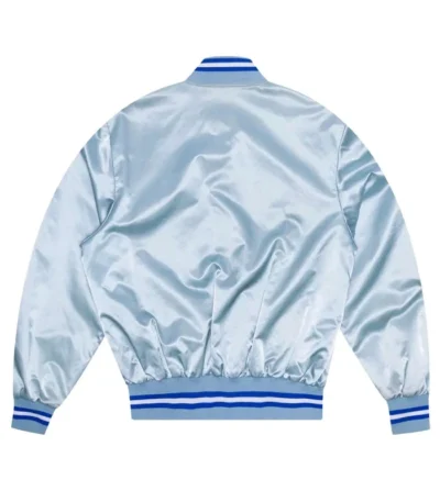 Toronto Blue Jays Baby Blue Varsity Satin Jacket