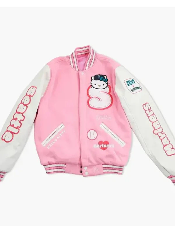 Mariners Hello Kitty Varsity Jacket
