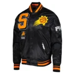 Mash Up Capsule Phoenix Suns Black Satin Jacket