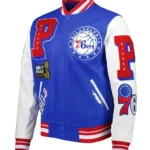 Mash Up Philadelphia 76ers Capsule Royal Varsity Jacket