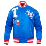 Mashup Classic Texas Rangers Satin Jacket