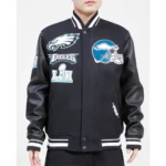 Mashup Philadelphia Eagles Varsity Jacket