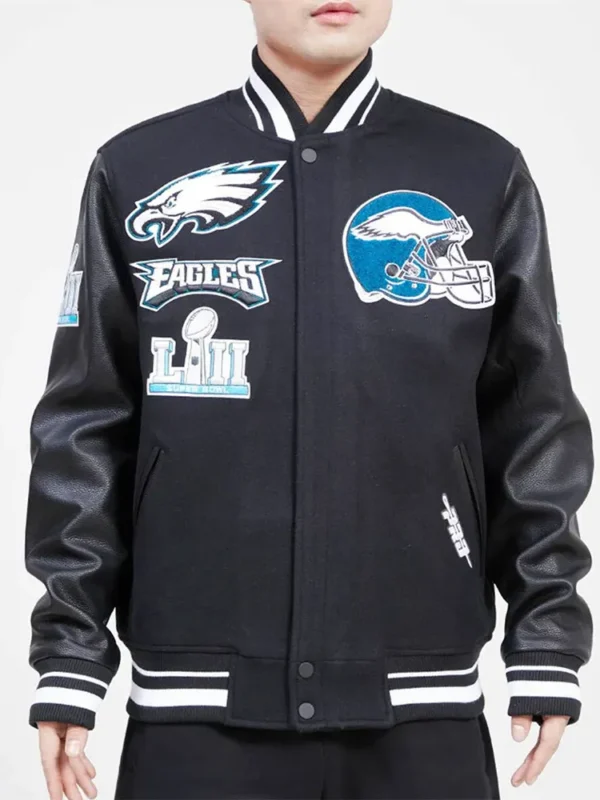 Mashup Philadelphia Eagles Varsity Jacket