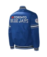 Toronto Blue Jays Royal Midfield Varsity Satin Jacket