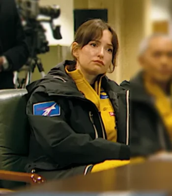 Milana Vayntrub Project Hail Mary Black Jacket
