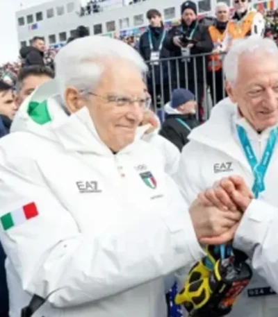 Sergio Mattarella 2026 Winter Olympics Team Italy Jacket