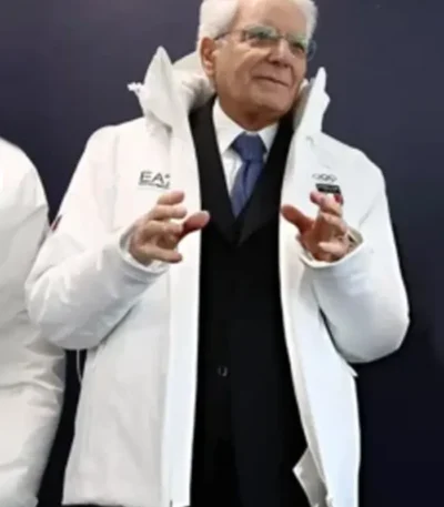 Sergio Mattarella 2026 Winter Olympics Team Italy Jacket
