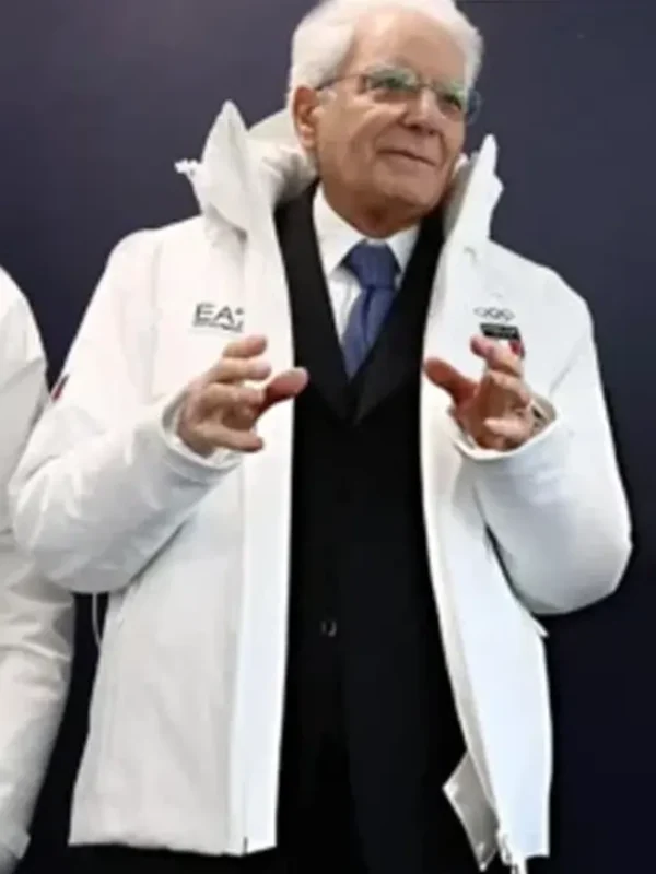 Sergio Mattarella 2026 Winter Olympics Team Italy Jacket