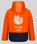 Jutta Leerdam Netherlands Orange Jacket