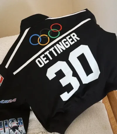 Oettinger Team USA Black Bomber Jacket