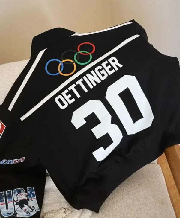 Oettinger Team USA Black Bomber Jacket