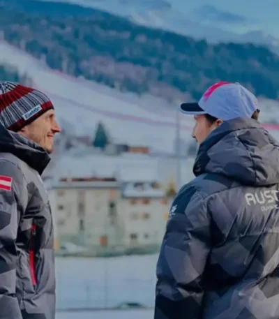 Winter Olympics 2026 Team Austria Grey Jacket