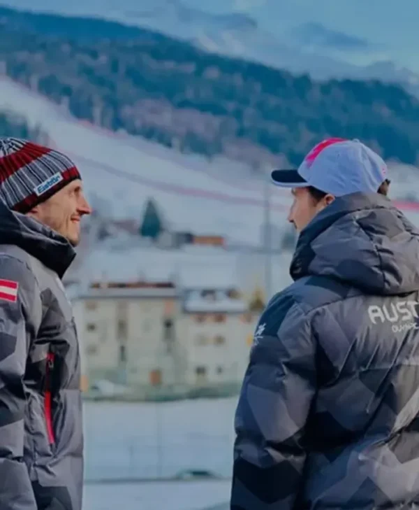 Winter Olympics 2026 Team Austria Grey Jacket