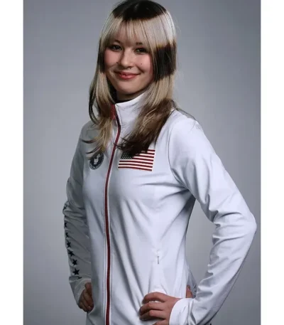 Olympics 2026 Alysa Liu White Jacket