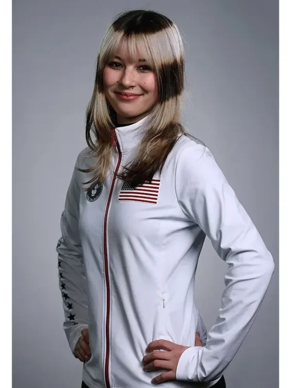 Olympics 2026 Alysa Liu White Jacket