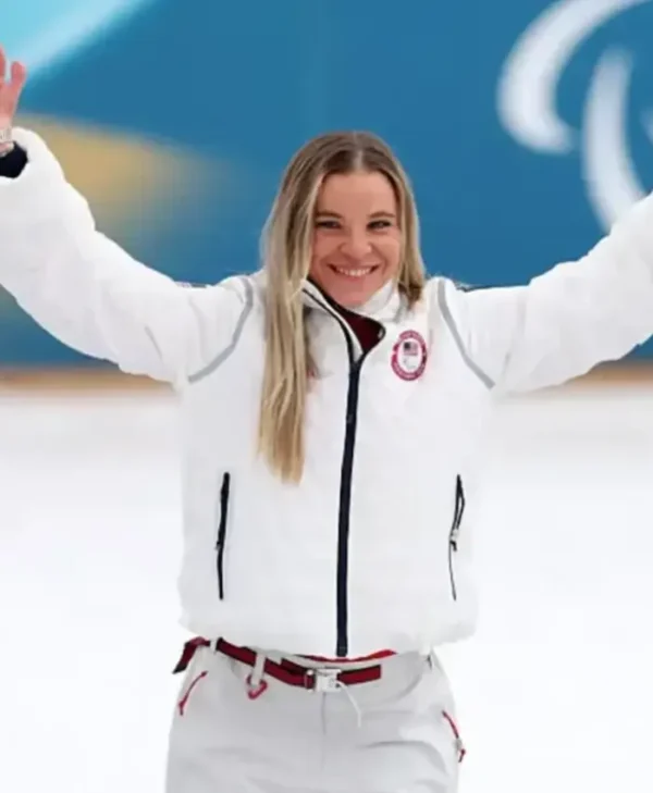 Winter Paralympic Games 2026 Oksana White Jacket