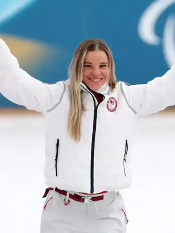 Winter Paralympic Games 2026 Oksana White Jacket
