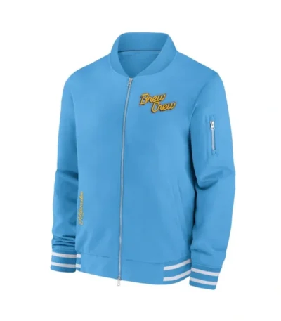 Milwaukee Brewers City Connect Game Time Blue Jacket