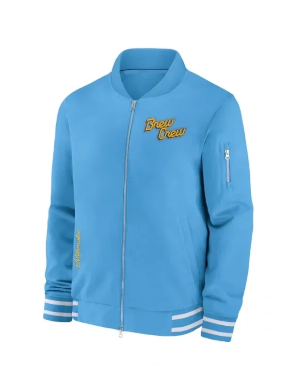 Milwaukee Brewers City Connect Game Time Blue Jacket