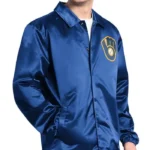 Milwaukee Brewers Point Man Coaches Royal Jacket