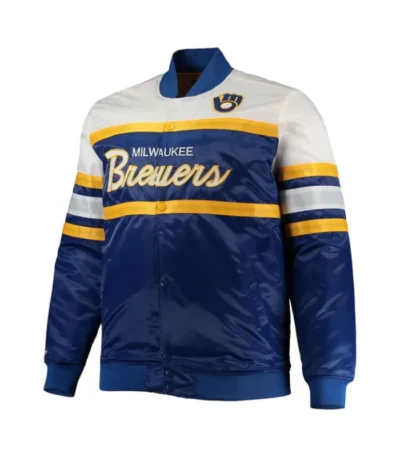 Milwaukee Brewers Special Script Blue and White Jacket