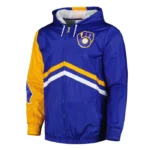 Milwaukee Brewers Undeniable Royal Full-Zip Windbreaker Jacket