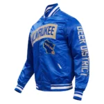 Milwaukee Bucks 2023 And 24 City Edition Royal Satin Jacket