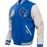 Milwaukee Bucks 2024 City Edition Royal Varsity Jacket