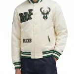 Milwaukee Bucks Best of Rib Satin Jacket