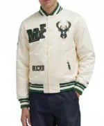 Milwaukee Bucks Best of Rib Satin Jacket
