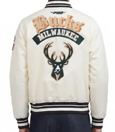 Milwaukee Bucks Best of Rib Satin Jacket