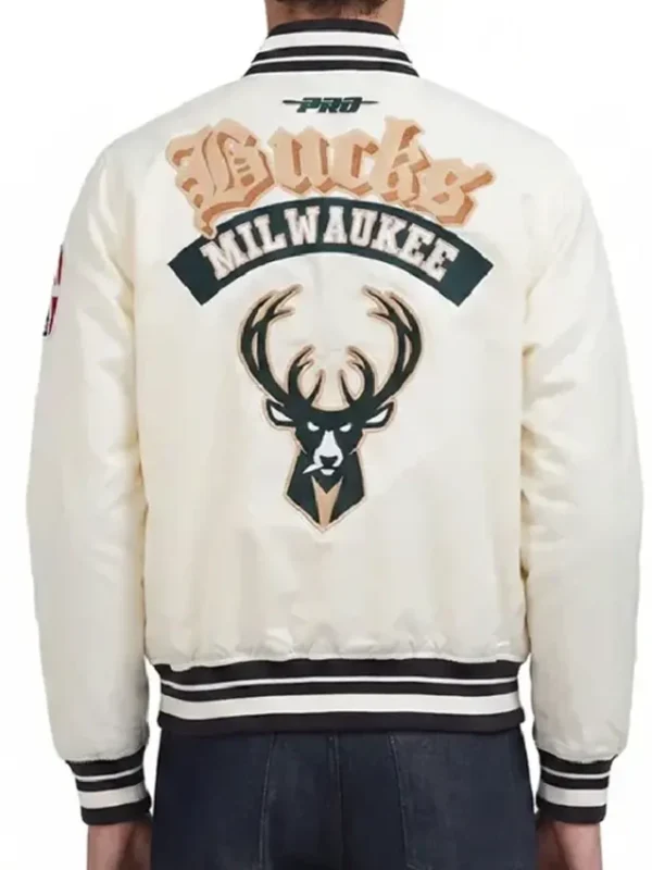 Milwaukee Bucks Best of Rib Satin Jacket