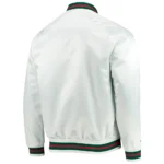 Milwaukee Bucks Hardwood Classics White Satin Jacket