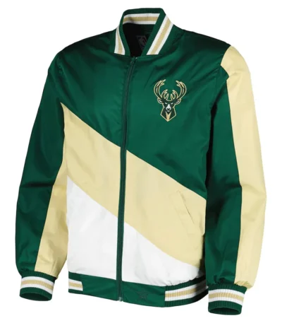 Milwaukee Bucks Hunter Green Ripstop Nylon Jacket