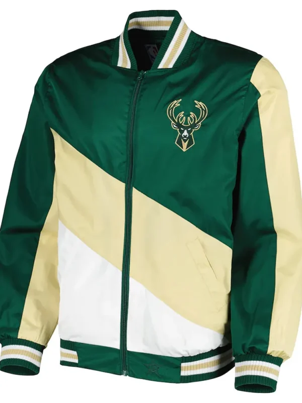 Milwaukee Bucks Hunter Green Ripstop Nylon Jacket