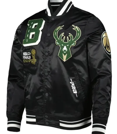 Milwaukee Bucks Mash Up Capsule Satin Jacket
