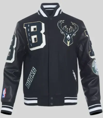 Milwaukee Bucks Mashup Varsity Jacket