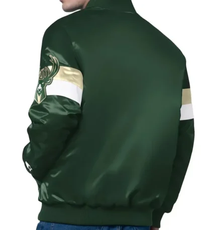 Milwaukee Bucks Triple Option Varsity Jacket