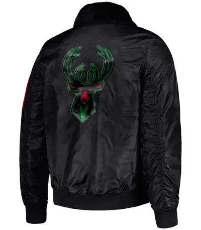 Milwaukee Bucks Ty Mopkins Black Jacket