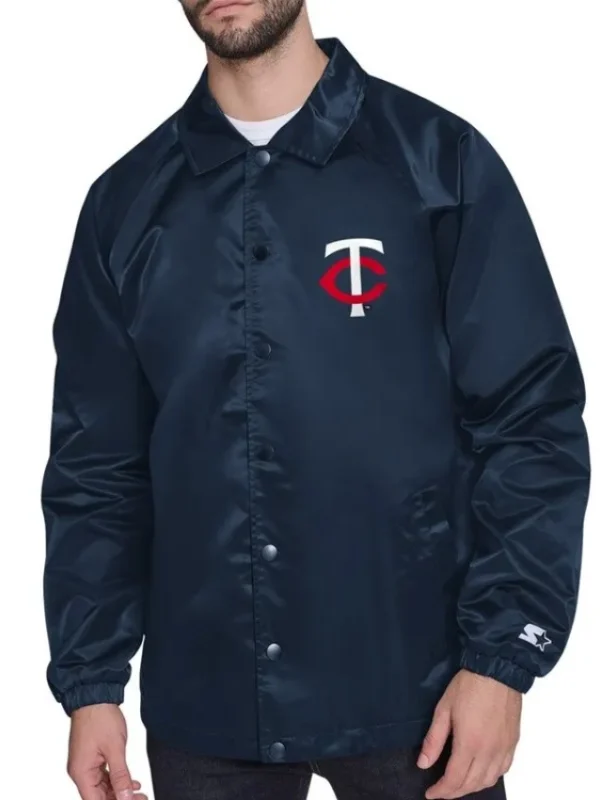 Minnesota Twins Retro Logo Coaches Jacket