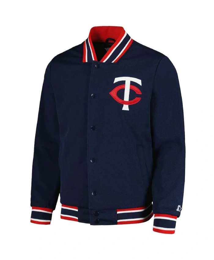 Minnesota Twins Secret Weapon Navy Jacket Minnesota Twins Secret Weapon Navy Jacket