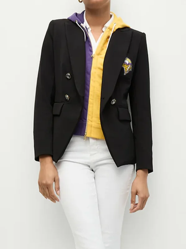 Minnesota Vikings Black Blazer